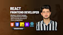 react and next js frontend developer  typescript, tailwind CSS API expert