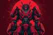 design a custom mecha robot mascot logo