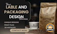 design lable and design packageing for you