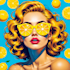 draw pop art portrait style