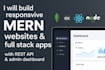 build scalable mern web apps with rest API admin dashboard