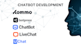 do livechat chatbot com kommo landbot uchat tawk to botpress voiceflow chatfuel