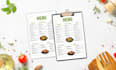 do modern menu design, restaurant menu design