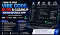 fix your vibe code, bugs and cleanup your loveable app