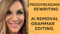 manually edit, proofread, rewrite and humanize ai chatgpt content, remove plag