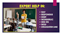 help you in ged, teas, accuplacer, pmp, praxis