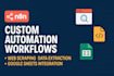build custom n8n automation workflows for web scraping, data extraction