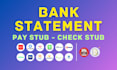 convert bank statement PDF to excel, CSV, google sheet