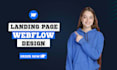 create a webflow landing page or convert wix, shopify, or wordpress to webflow