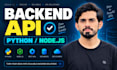your backend developer using python and node