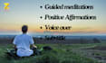 make daily affirmations and meditation videos for inner peace