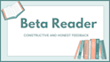 beta read your book