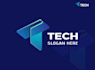design a modern tech startup, security and technology logo