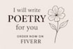 custom poetry gifts and special occasions