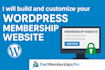 build and customize your wordpress membership website with pmpro