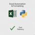 automate your excel reports, format data and generate clean outputs