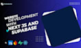 build next js website with supabase, firebase backend