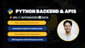develop python backend, rest apis, automation scripts, and web application