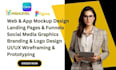 do graphic and webdesign using figma and canva