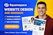 do squarespace website design squarespace website redesign website development