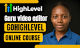 gohighlevel online course, clone go high level,  website builder, figma design