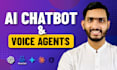 build ai chatbot and ai voice agent with vapi, n8n, retell, manychat