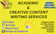cover wide range of academic and creative content