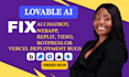 fix ai chatbot webapp replit tidio botpress ai vercel vo deployment bugs