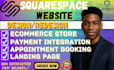 build squarespace website, squarespace design, squarespace redesign, website SEO