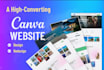 canva website design, wix website redesign, framer website, framer, make website
