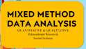 do qualitative and quantitative data analysis