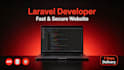 create a professional laravel website with crud features