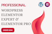 be your wordpress elementor expert and elementor pro