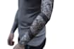 create sleeve tattoo design in geometric style