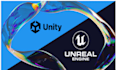 develop a VR games in unreal engine 5 and unity style