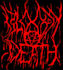 make a raw death metal logo with blood effects