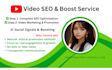 do youtube video SEO and boost service