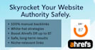 increase domain rating, ahrefs DR 89 backlink strategy