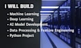 do ai machine learning deep learning models python projects