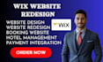 fix wix website, redesign wix website, membership website, webflow landing page