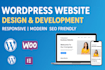 create a professional wordpress or html website