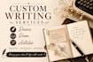 write custom poems prose and creative articles
