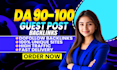 write and publish 200 guest posts backlinks on high da 90 websites