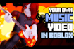 make animated roblox music video