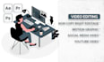 creative motion video project