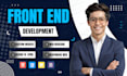 create a modern responsive website with HTML CSS js and bootstrap