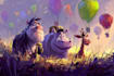 awesome disney style illustration