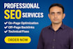 complete website SEO google ranking and traffic boost