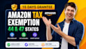 do amazon tax exemption for all of US states