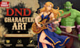 draw custom dnd character art and fantasy illustrations
